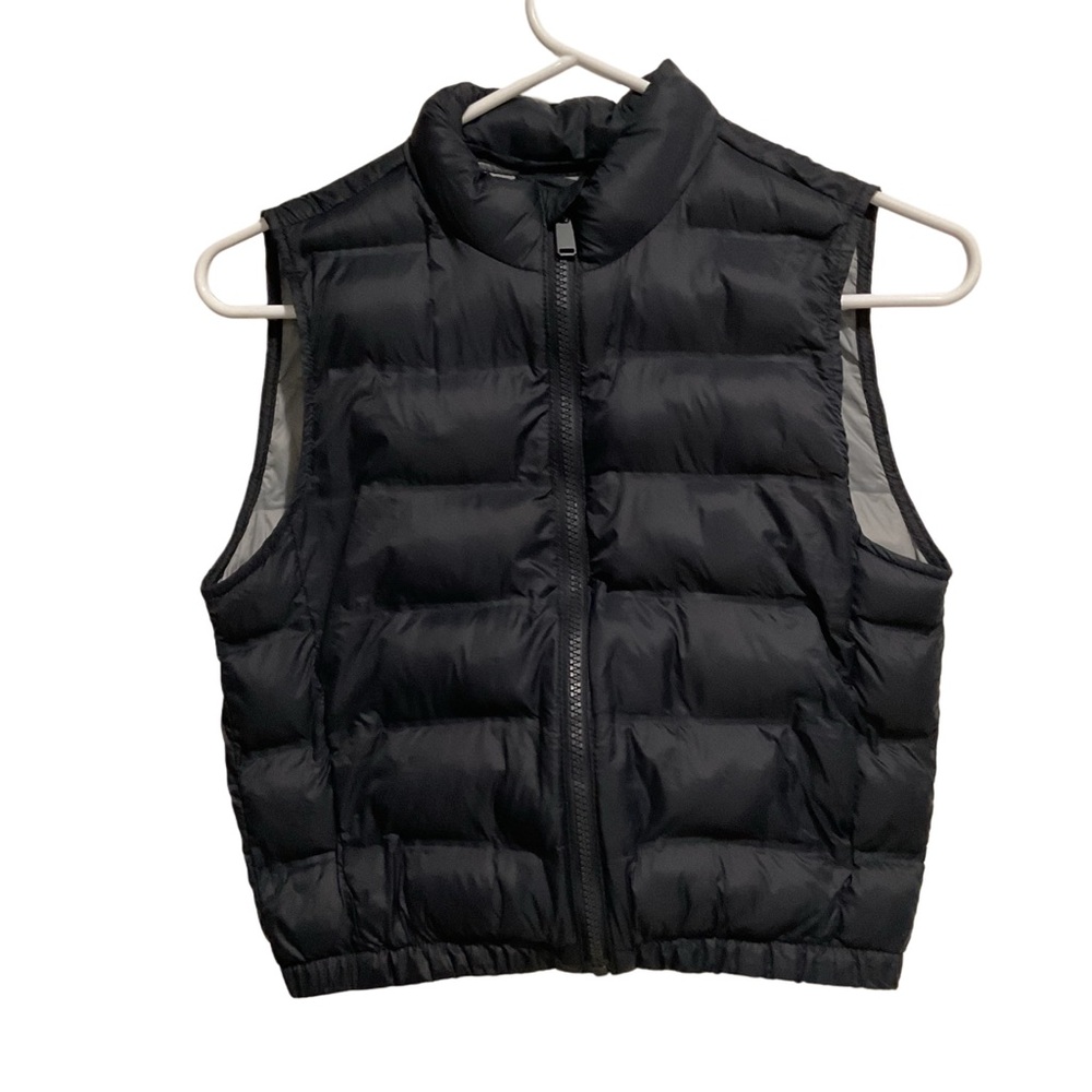 Zara Kids Lightweight Puffer Vest Black Fall Winter